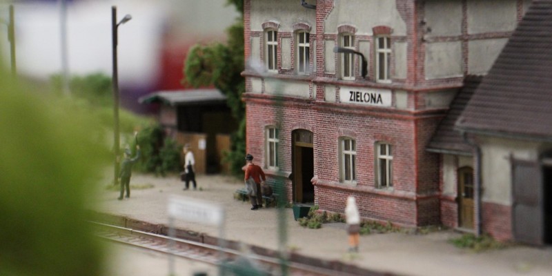 train miniature-Ho-réseau- Pologne-Polska Makieta Modulowa-modelisme (23)