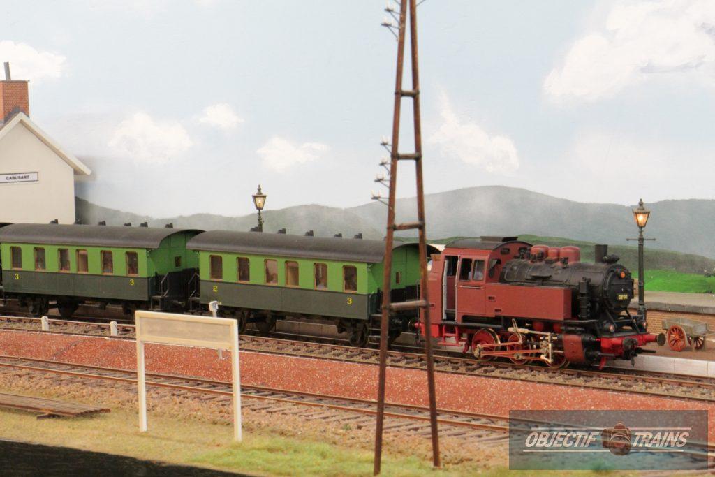 Convoi vapeur - réseau Thanasse à Cabusart